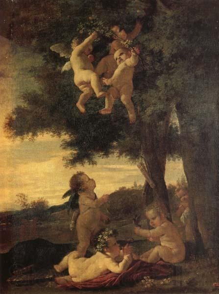 Nicolas Poussin Cupids and Genii Norge oil painting art